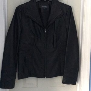 Kenneth Cole Reaction leather motorcycle jacket